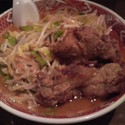 鷹の爪ラーメン+プチ唐揚げ+野菜多め