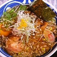 「奥久慈軍鶏ラーメン(醤油味)」@奥久慈ラーメン なかざわの写真