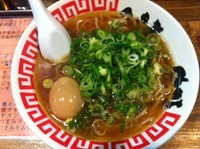 「九条ネギラーメン＋煮玉子　（500円＋0円）」@らーめん じゃげな 大井町店の写真