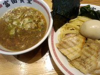 「つけそば（全部乗せ）」@松戸中華そば 富田食堂の写真