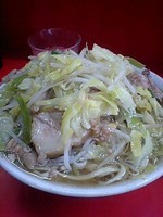 「ラーメン（600円）　ヤサイ・ニンニク・アブラ」@ラーメン二郎 三田本店の写真