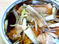 「肉なんばん」@藪そばの写真