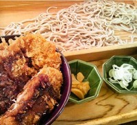 「鶏かつソース丼と板そば(790円)」@大戸屋ごはん処 イオン柏ショッピングセンター店の写真