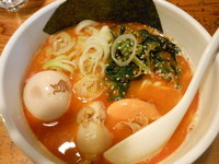 「ホタカラ＋半熟味付け玉子」@鶏の穴の写真