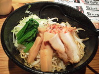 「裏メニュー：ラードそば（大盛り）　￥７８０－」@豚のさんぽ 大町駅前店の写真