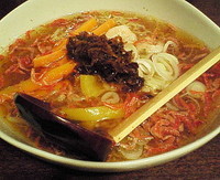 「エビ麺（シングル）　５００円」@It's shrimp! エビ麺専門店の写真