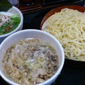 肉つけ麺680円(+大盛り無料)+チャーマヨ丼200円