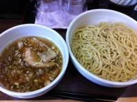 「つけ麺 正油 (中盛)(700円)」@麺家 近の写真