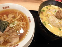 「中華そばセット　「682円」」@幸楽苑 武里店の写真