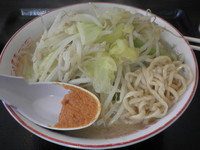 「味噌ラーメン（７５０円）大盛同額」@自家製太麺 渡辺の写真