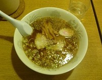 「ウマ脂中華そば」@中華そば専門 まるぼし食堂 小田原城下らーめん宿場町の写真