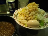 「【季節のつけそば】ジャンクつけそば800円＋味玉（クーポン券」@中華蕎麦 瑞山（ZUIZAN）の写真