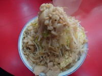 「小ラーメン全マシでアブラを３つ　650円」@麺屋 桐龍の写真