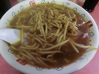 「牙菜麺　カレー味（550円）」@中華料理 萬福の写真