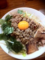 「台湾まぜそば」@つけ麺・ラーメン  フジヤマ55 大須総本店の写真