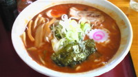 「トマトラーメン（８５０円）＋餃子＋サービスのライス」@中華そばつけ麺 魚介の達人 久兵衛 取手店の写真