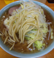 「ブタＷ（にんにく）900円」@ラーメン二郎 新橋店の写真