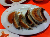 「餃子5ケ　￥300」@福龍園の写真