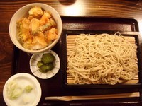 「せいろ＋バラ天丼　750+380円」@深川 萬寿庵の写真