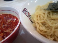 「辛つけ麺(1.5玉) 750円」@煮干しらーめん 玉五郎 阪急三番街店の写真