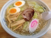 「玉子入り塩ラーメン（￥710）」@大黒庵 本店の写真