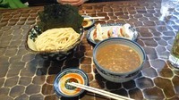 「肉つけ麺+のりトッピング」@つけめん・らーめん活龍 本店の写真