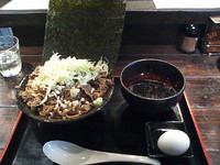 「肉つけそば(850円)」@頂上和風そば 浜の麺バカの写真