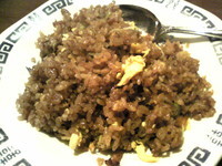 「半醤油炒飯（日替わりセット）」@晴晴居酒屋の写真