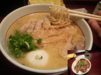 「特製鶏白湯らあめん（＋ステーキ丼）」@らあめんHAJIMEの写真