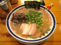 「ラーメン・バリカタ（×替え玉）」@博多長浜らーめん 田中商店の写真