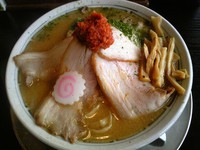 「からし味噌ちゃーしゅーめん」@ラーメン萬人の写真