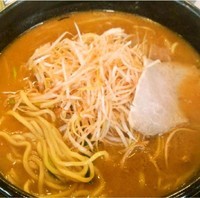 「辛味ネギ味噌ラーメンセット(半チャーハン付き)830円」@珍来 みらい平店の写真