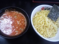 「濃厚トマトつけ麺(豚・中盛) ￥900」@らーめん三獣使の写真