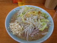 「ラーメン　ニンニク＋カラメ」@ラーメン二郎 新橋店の写真