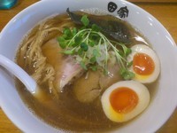 「煮干そば￥800＋味玉￥100＝￥900」@中華そば田家 ふくふくの写真