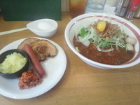 「アジアンカレークオーター（フルトッピング）」@MENYA 食い味の道有楽の写真