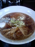 「正油ラーメン（３００円）開店サービス価格」@麺や きりしまの写真