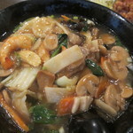 「五目ラーメンセット（７８０円）」@金源 牛久店の写真