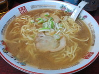 「ラーメン（半チャーハン）」@麺厨房の写真