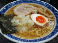 「塩にぼやん亀井味　中盛り」@麺絆景勝軒の写真