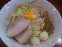 「まぜ（ニンニク・タマネギ・チーズ） ￥700」@ゴリラーメンの写真