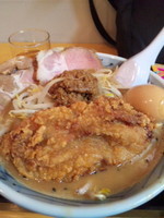 「特からガッツリ味噌麺 １１００円」@丹行味素 北新横浜本店の写真