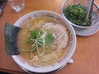 「てんぐラーメン 塩(硬め) ￥650」@ラーメン京都てんぐ 常磐店の写真