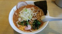 「かつお香味味噌ラーメン650円+中盛100円」@らーめん大将の写真