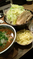 「カレーつけ麺(野菜･にんにく)800円」@ラーメン燈郎の写真