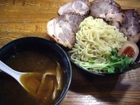 「【夜限定】和風塩つけ麺＋チャーシュー、780円＋280円」@和風らーめん 大家の写真