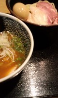 「チャーシュー濃厚魚介つけ麺　味玉トッピング」@麺屋 一燈の写真