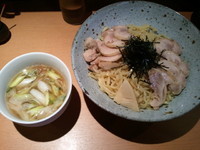 「蒸し鶏鶏塩つけめん」@麺匠 清兵衛の写真