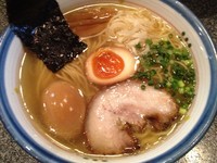 「塩ラーメン＋味付玉子（￥500＋￥100）」@麺屋 伊太呂の写真