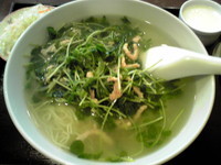 「豆苗麺￥700」@晴々飯店の写真